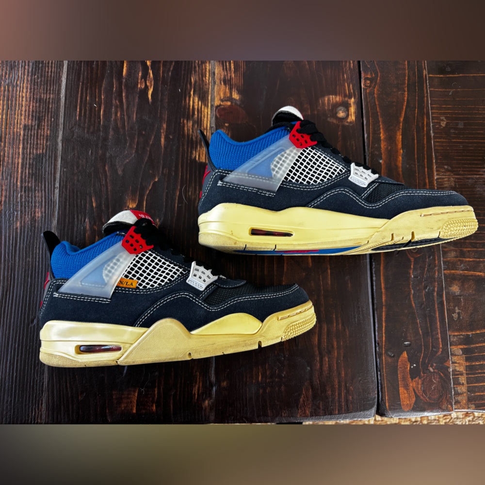 UNION LA X JORDAN 4 RETRO 'OFF NOIR’ Nike sz 7